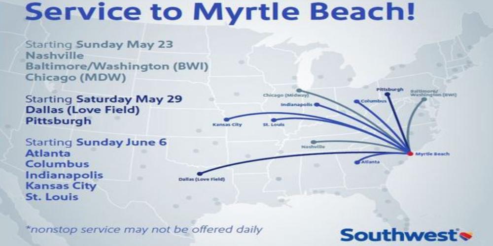 Service to Myrtle Beach